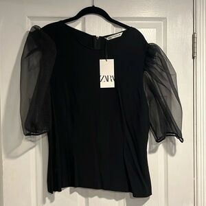 Zara Puff Sleeve Blouse